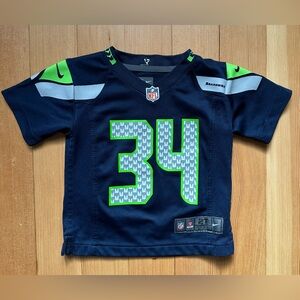 Seattle Seahawks Thomas Rawls Nike Football Jersey TODDLER KIDS 2T
